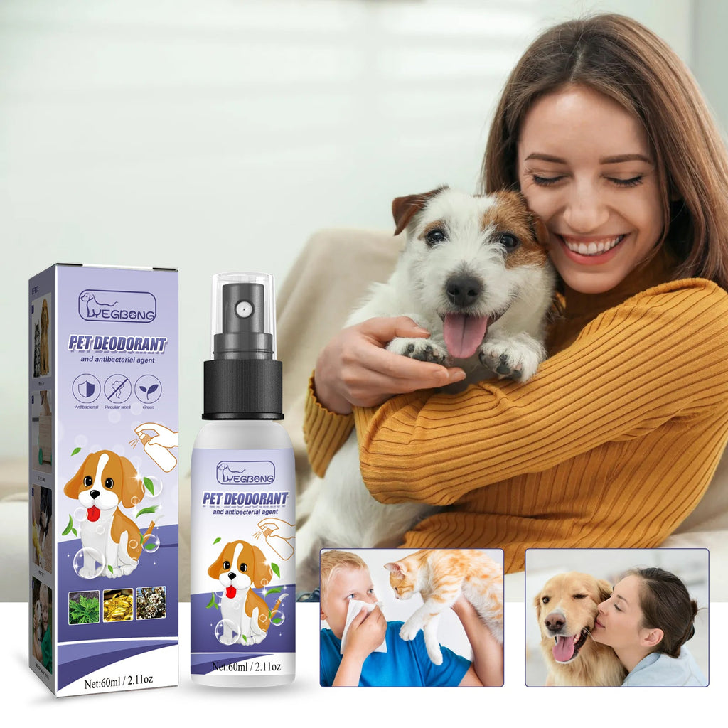 Pet Deodorant Spray To Remove Odors, Dogs And Cats  Smell Clean Air