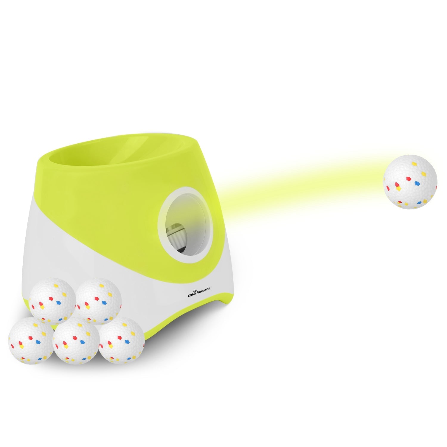 Automatic Dog Ball Launcher Rechargeable Interactive Pet Ball Thrower