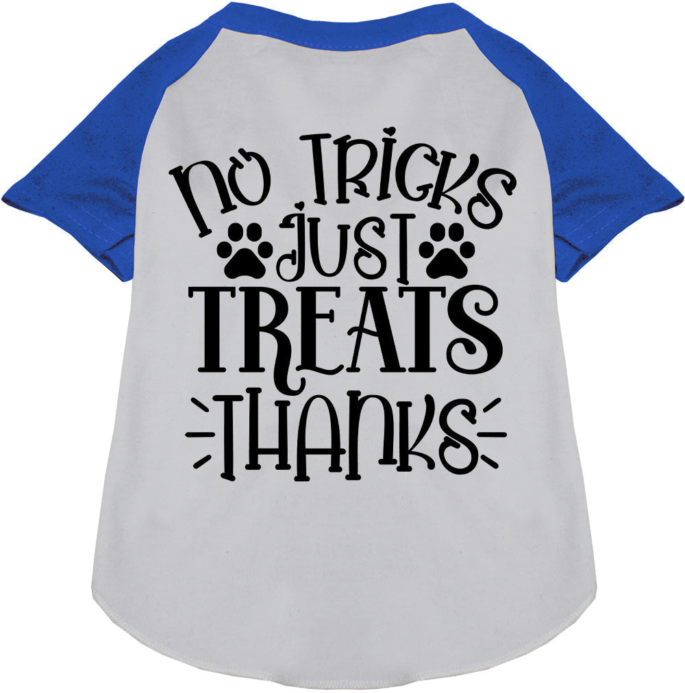No Tricks, Just Treats Pet Raglan Shirt