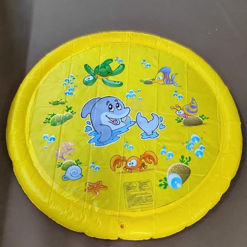 150cm Pet Play Water Spray Splash Mat Inflatable Sprinkler Cushion Pads