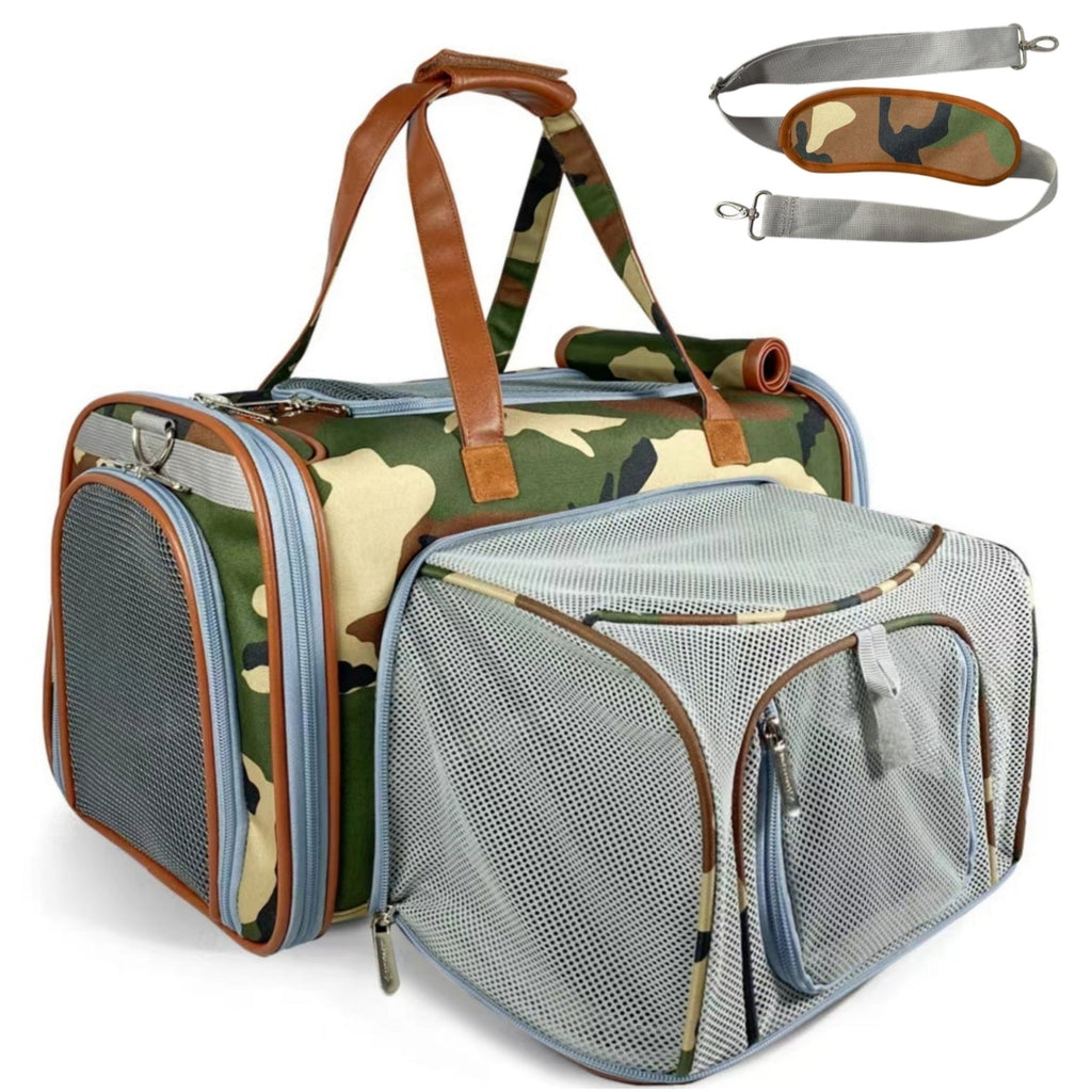 Mr. Peanut's Gold Series Standard Size Airline Compliant Expandable Pet Carrier