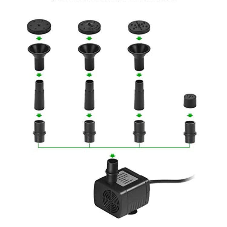 Solar ground mounted fountain outdoor water pool water landscape wall mounted