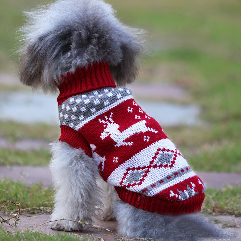Christmas high necked knitted sweaters