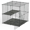 2Tier Cat  Playpen Indoor Pet Enclosures Kitten Kennel House Detachable Cat Crate