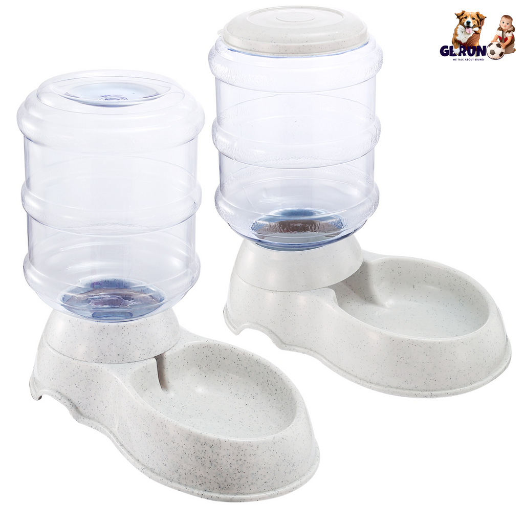 3.5L/1Gal Pet Water Dispenser Gravity Pets Water Feeder Automatic Pet Waterer