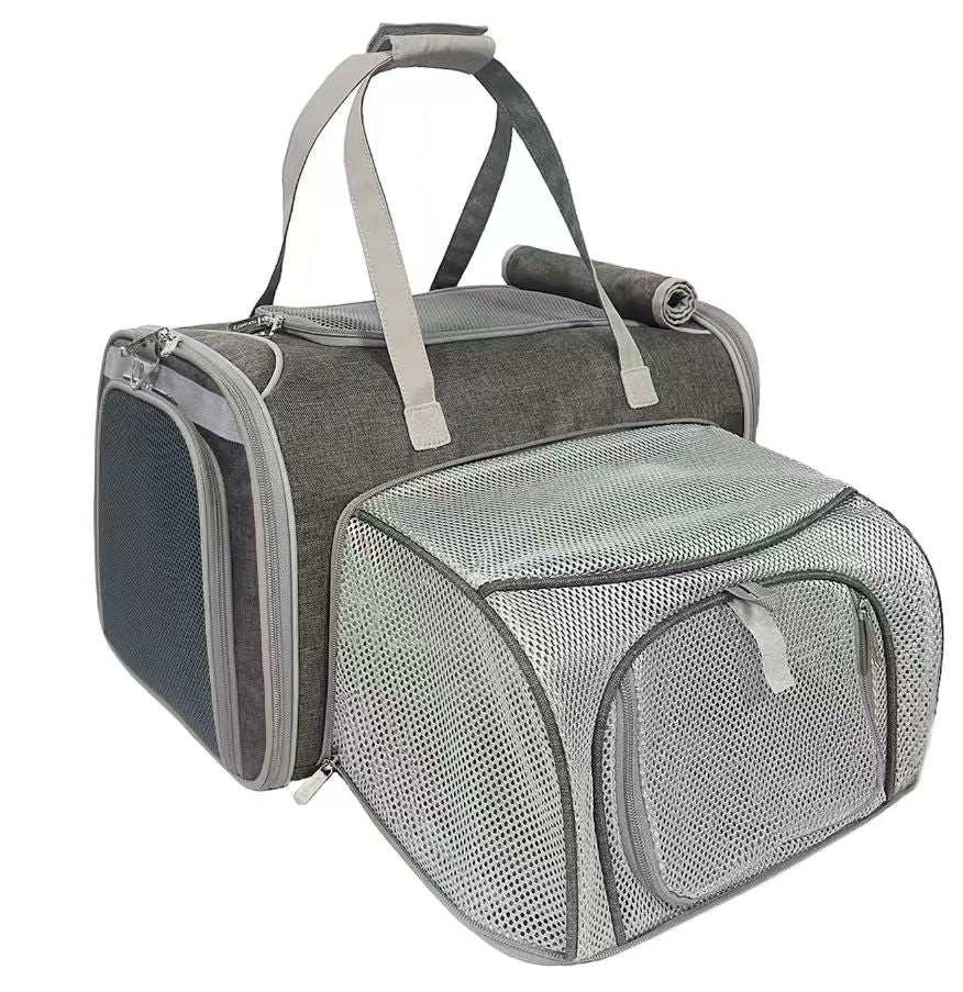 Mr. Peanut's Gold Series Big Apple XL Expandable Pet Carrier