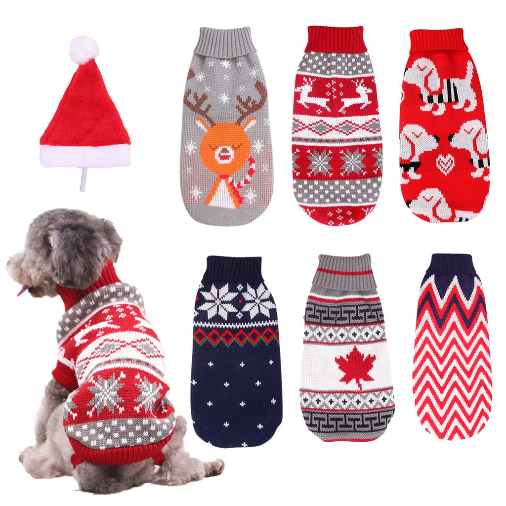 Christmas high necked knitted sweaters