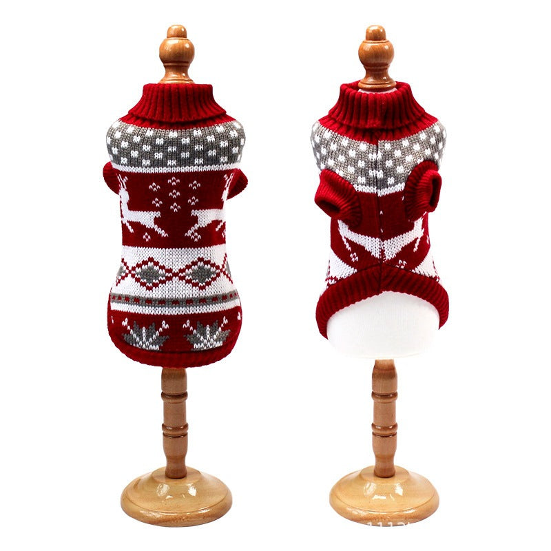 Christmas high necked knitted sweaters