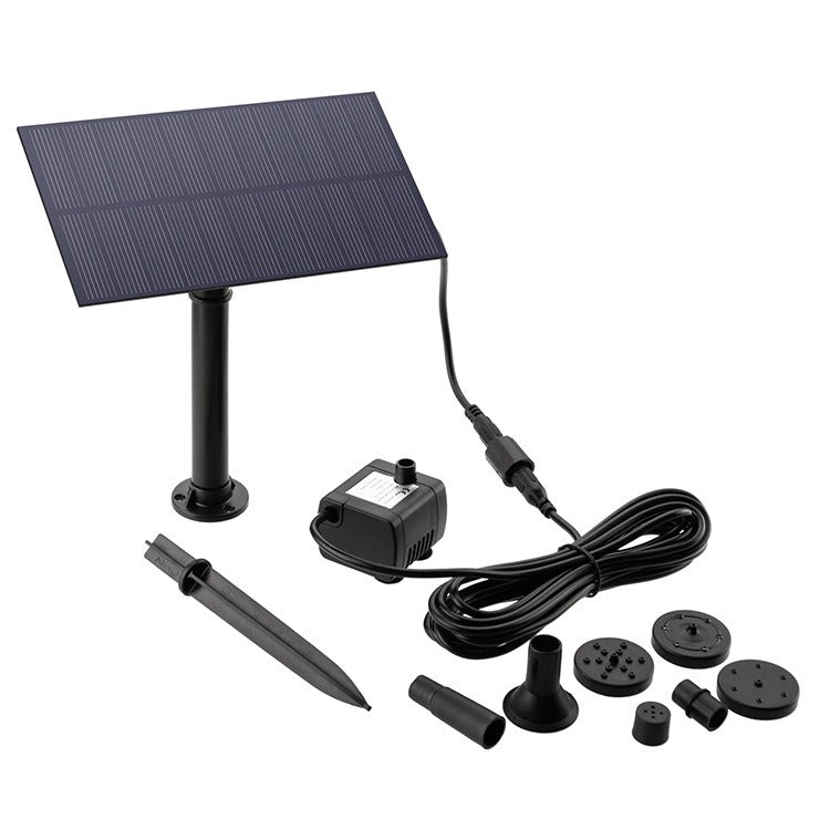 Solar ground mounted fountain outdoor water pool water landscape wall mounted
