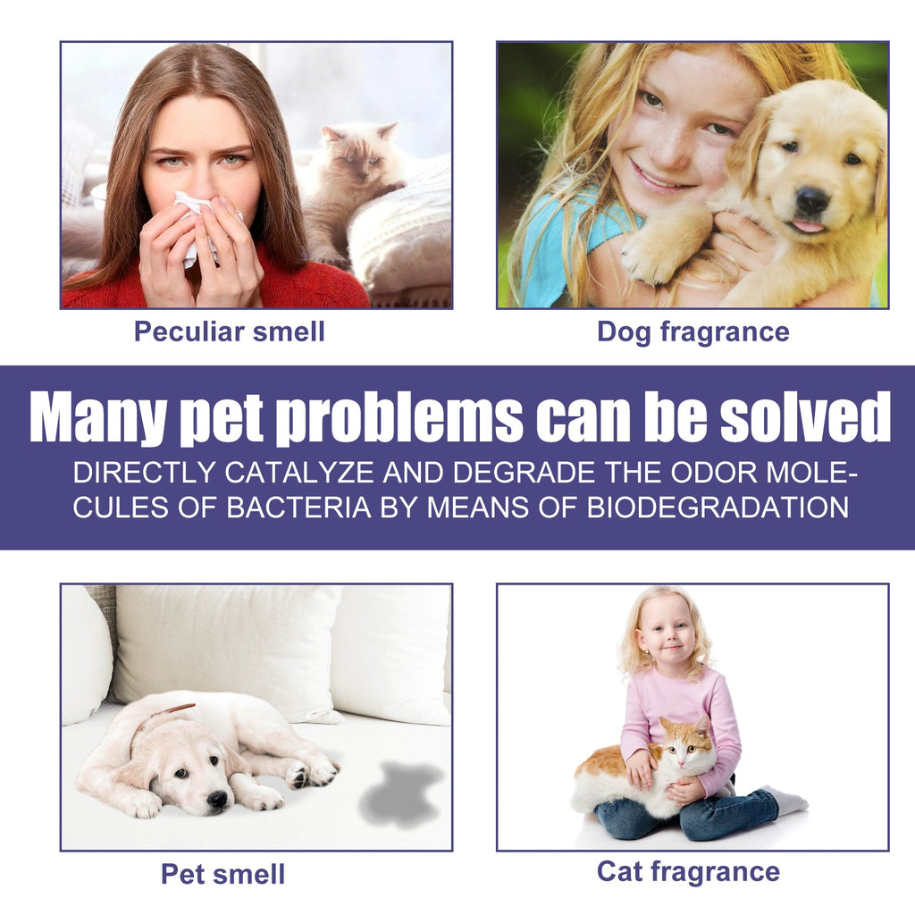 Pet Deodorant Spray To Remove Odors, Dogs And Cats  Smell Clean Air