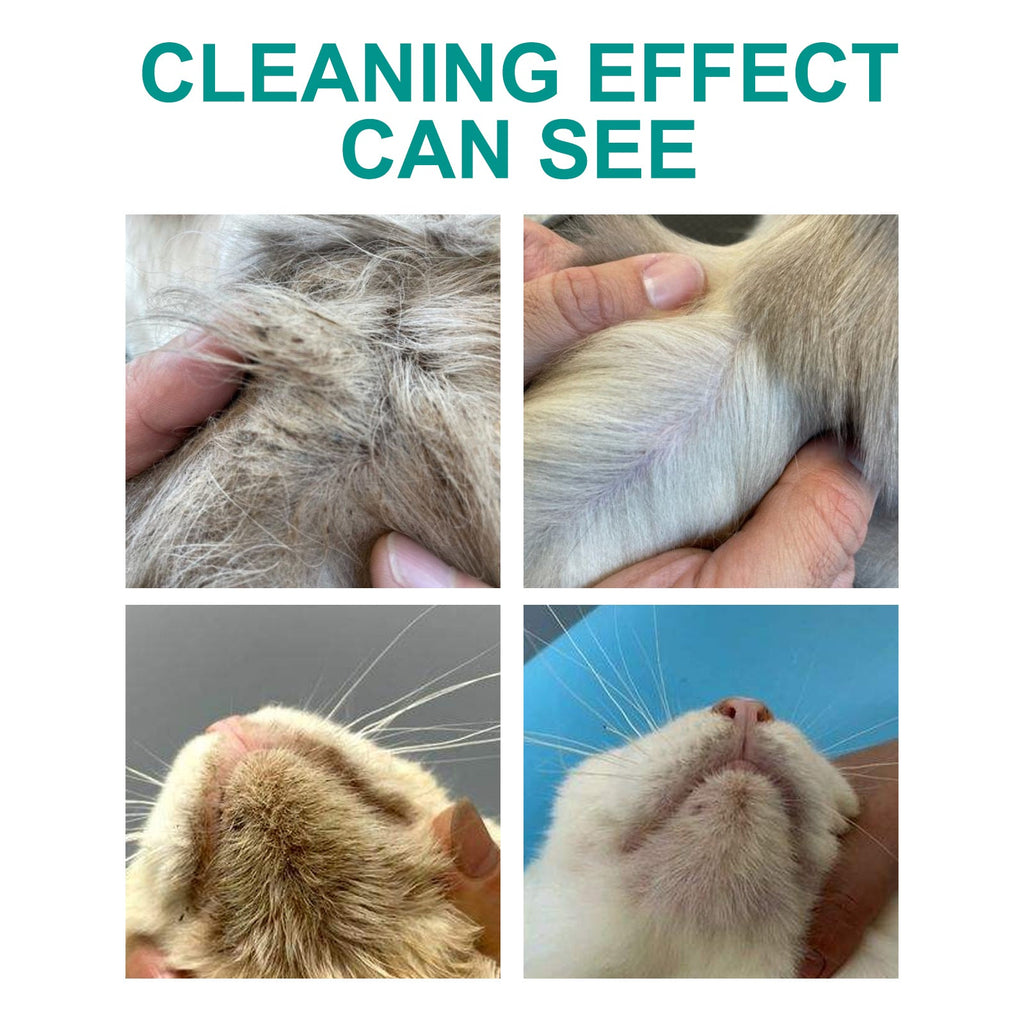 Pet Leave-In Cleaning Gloves Dog Bath Cat Clean Dry Cleaning Gloves