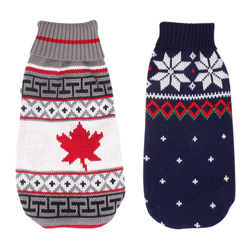 Christmas high necked knitted sweaters