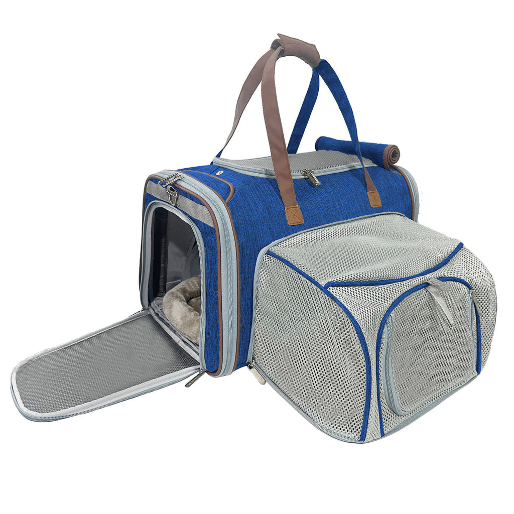 Mr. Peanut's Gold Series Big Apple XL Expandable Pet Carrier