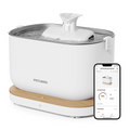 Dockstream Wireless Water Pump App Cat Fountain | Smart Stainless Steel Hydration System