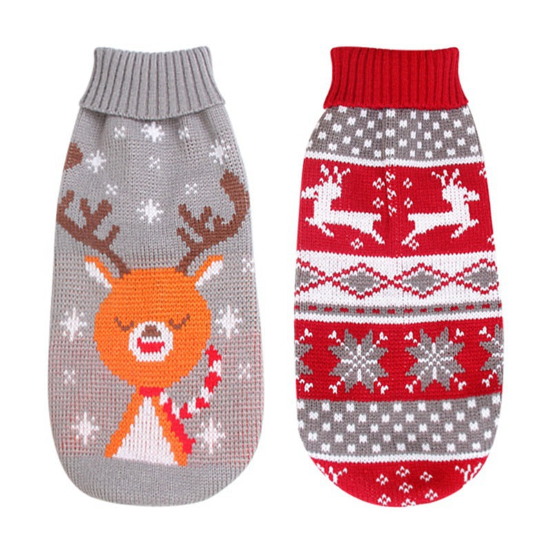 Christmas high necked knitted sweaters