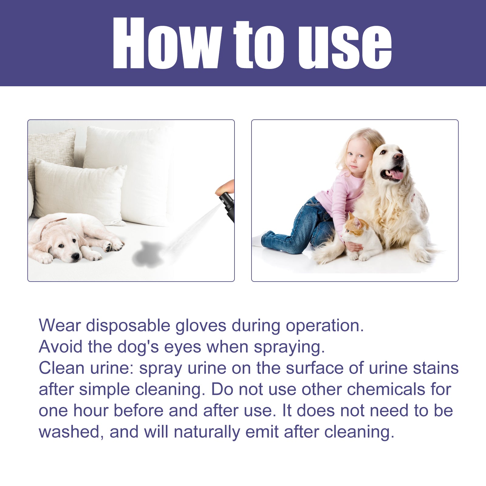 Pet Deodorant Spray To Remove Odors, Dogs And Cats  Smell Clean Air
