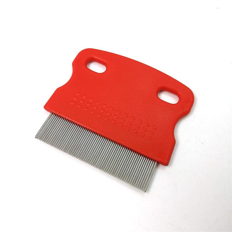 Dog Brush  Comb Pet Cat Puppy Dog Lice Comb Remover Stainless Steel Fine Teeth Pet Lice Flea Comb