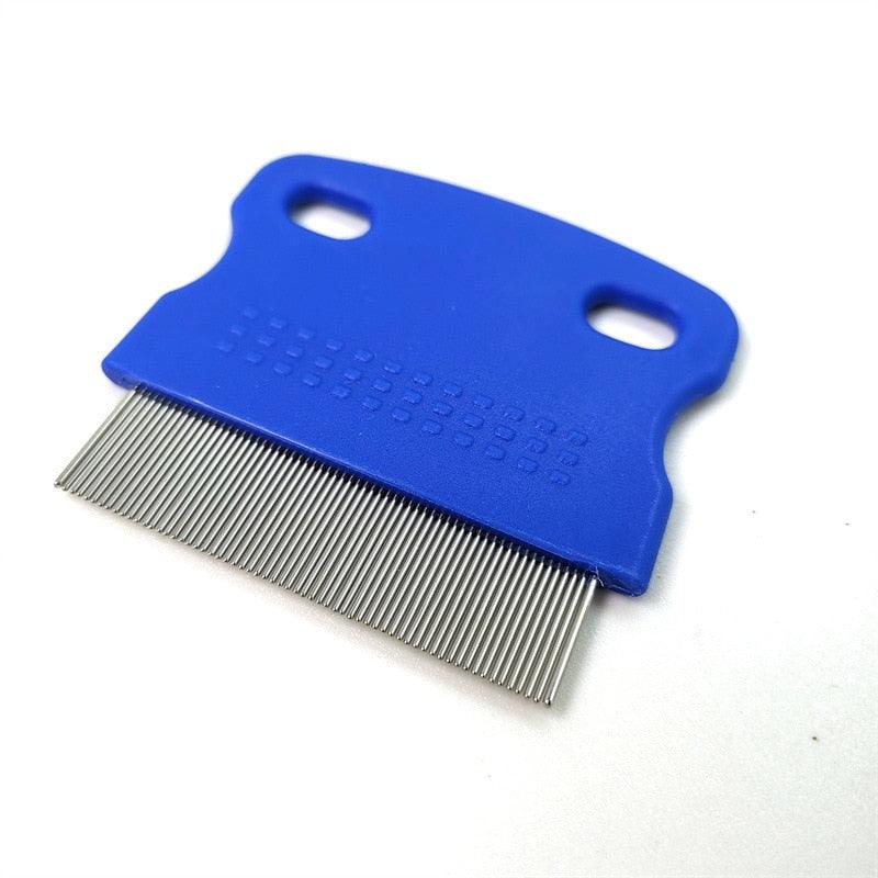 Dog Brush  Comb Pet Cat Puppy Dog Lice Comb Remover Stainless Steel Fine Teeth Pet Lice Flea Comb