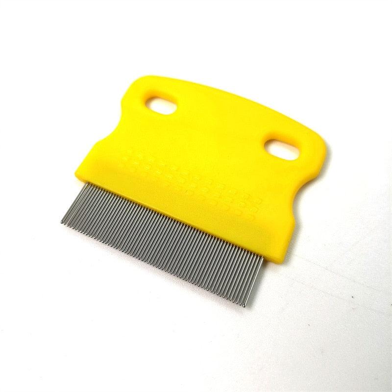 Dog Brush  Comb Pet Cat Puppy Dog Lice Comb Remover Stainless Steel Fine Teeth Pet Lice Flea Comb
