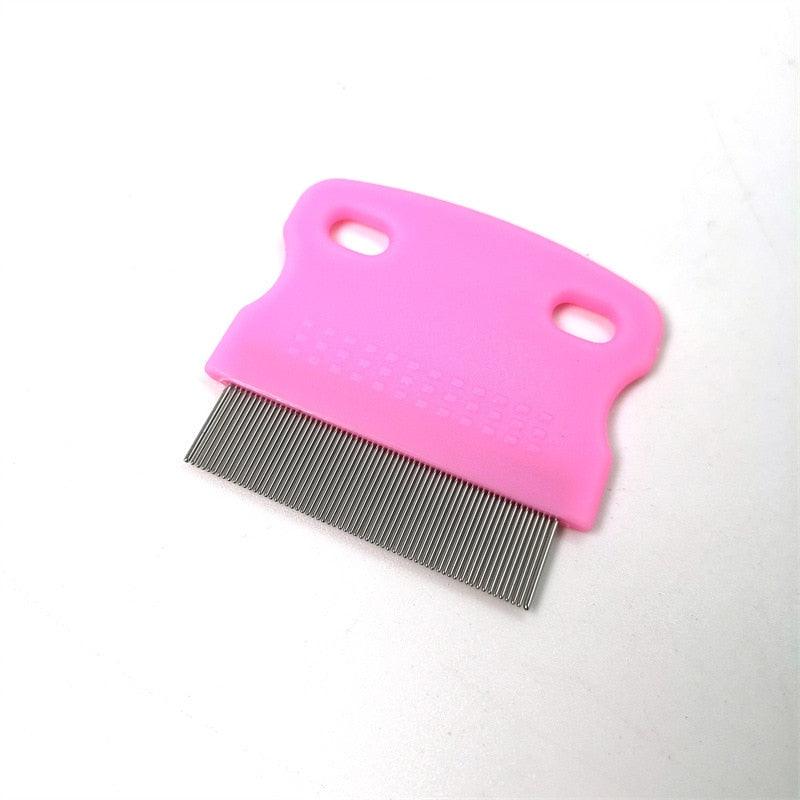 Dog Brush  Comb Pet Cat Puppy Dog Lice Comb Remover Stainless Steel Fine Teeth Pet Lice Flea Comb