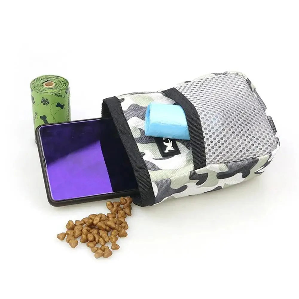 Adjustable Large Capacity Dog Treat Pouch Puppy Snack Waist Bag Durable