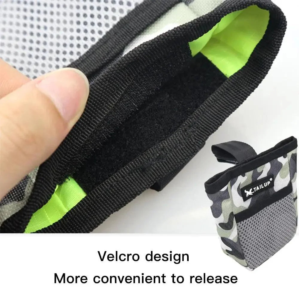 Adjustable Large Capacity Dog Treat Pouch Puppy Snack Waist Bag Durable