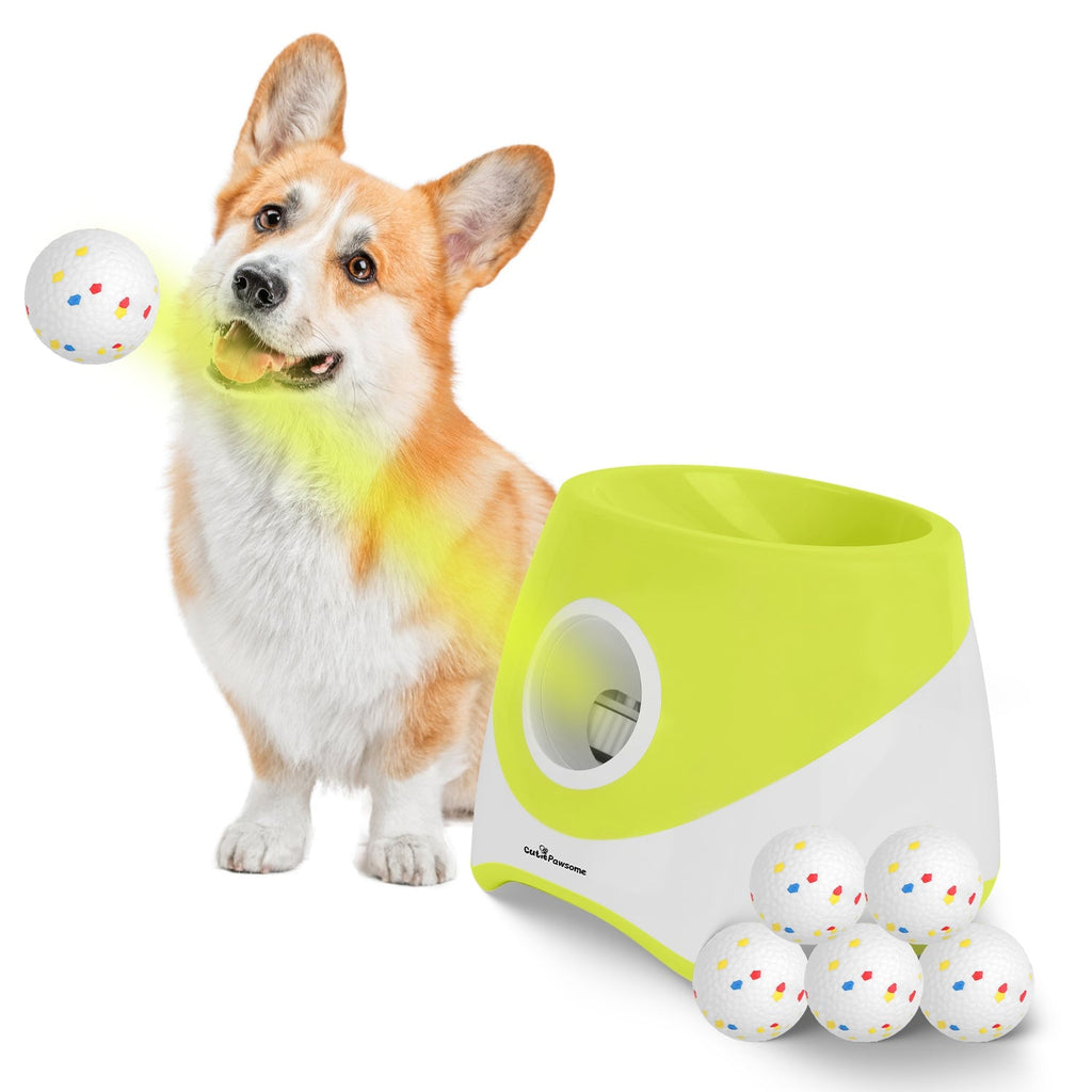 Automatic Dog Ball Launcher Rechargeable Interactive Pet Ball Thrower