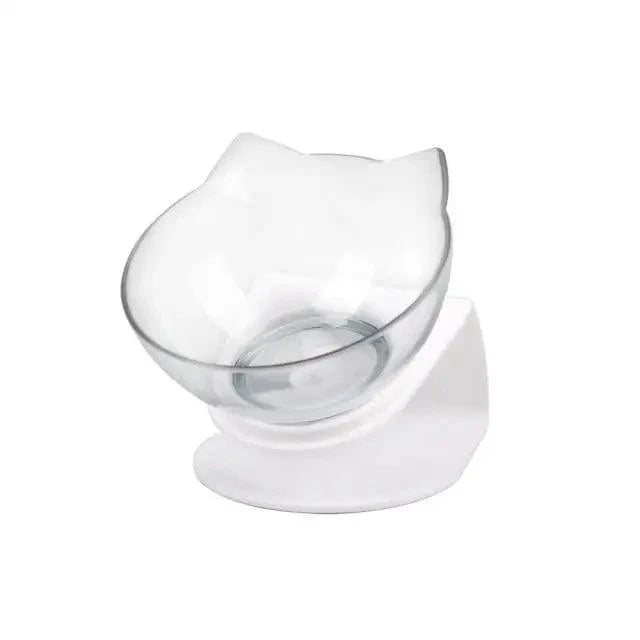 Double Transparent Non-slip Food Bowl With Protection