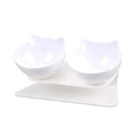 Double Transparent Non-slip Food Bowl With Protection