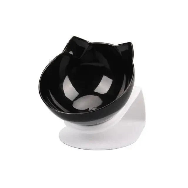 Double Transparent Non-slip Food Bowl With Protection