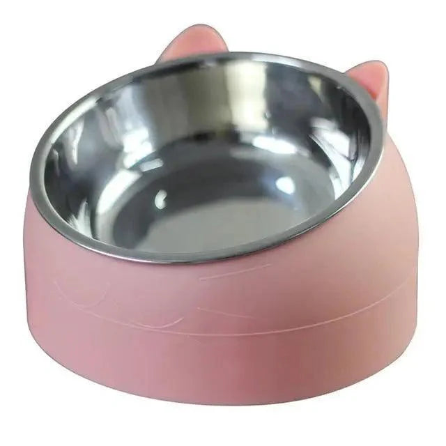 Durable Stainless Steel Cat Small Pet Bowl Easy Clean