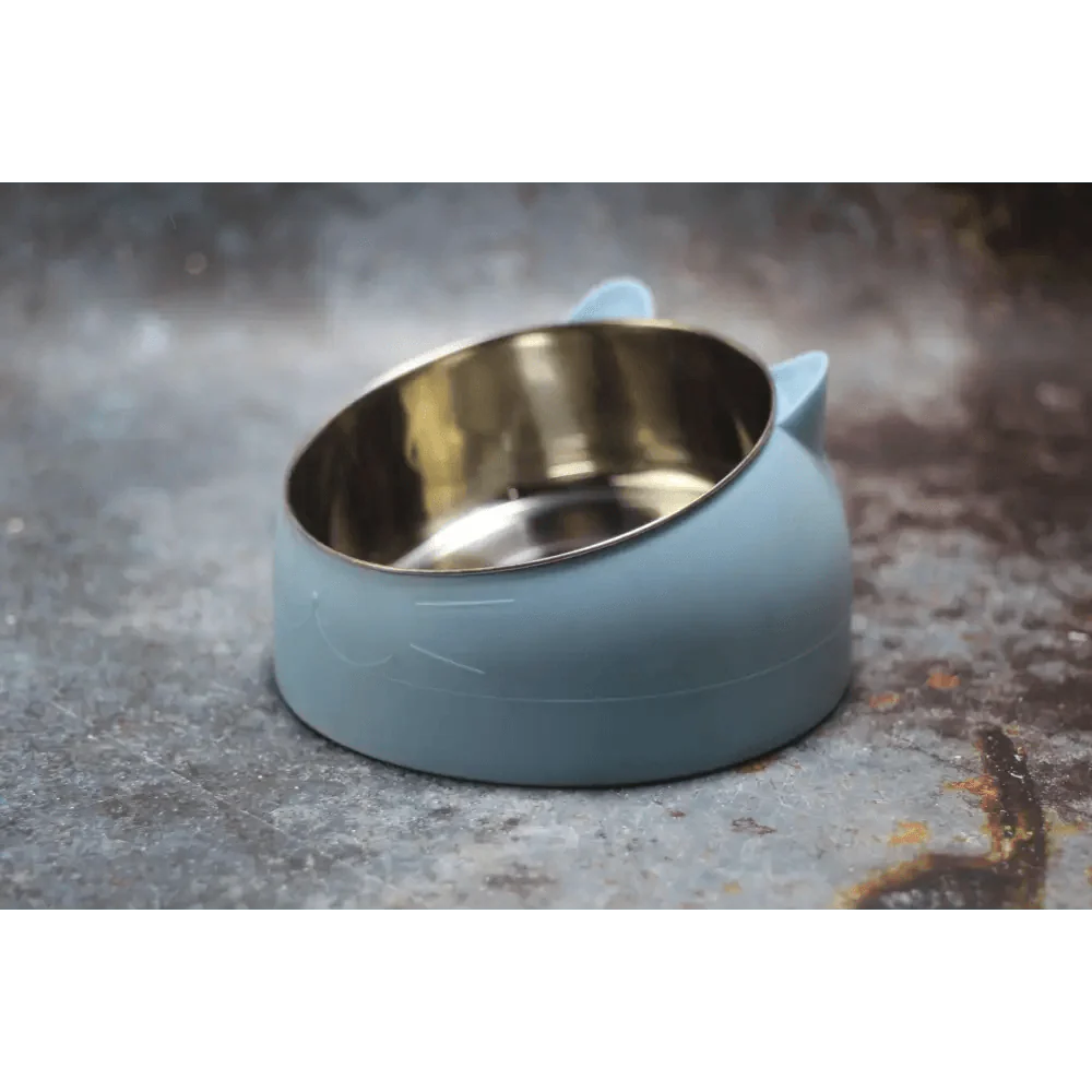 Durable Stainless Steel Cat Small Pet Bowl Easy Clean