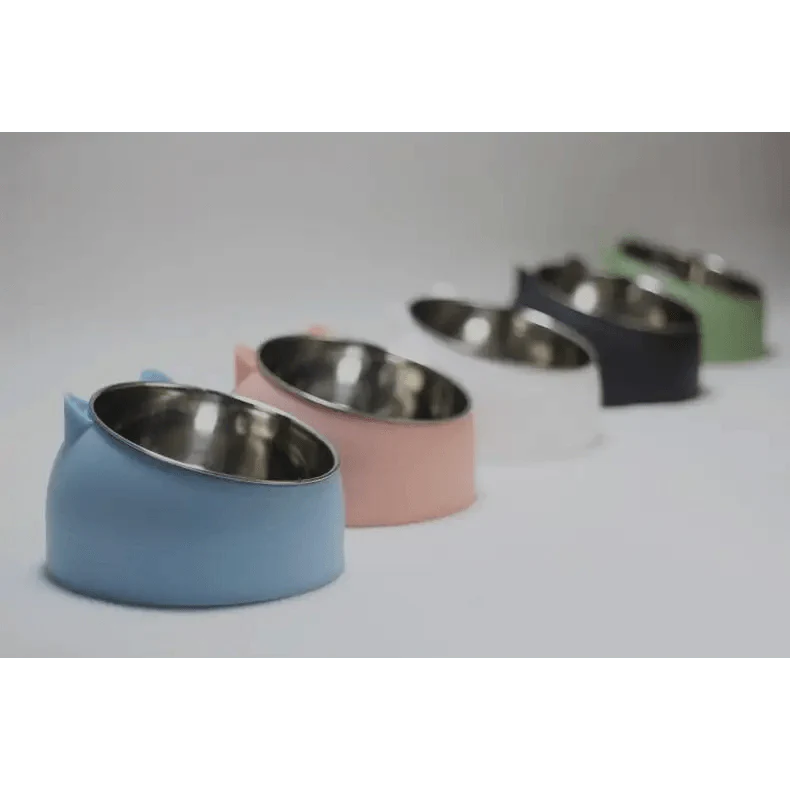 Durable Stainless Steel Cat Small Pet Bowl Easy Clean