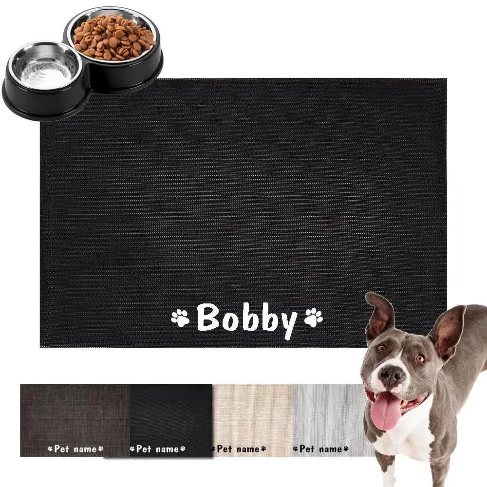 Durable Waterproof Pet Feeding Mat Water Cushion  Personalized Pet Mat