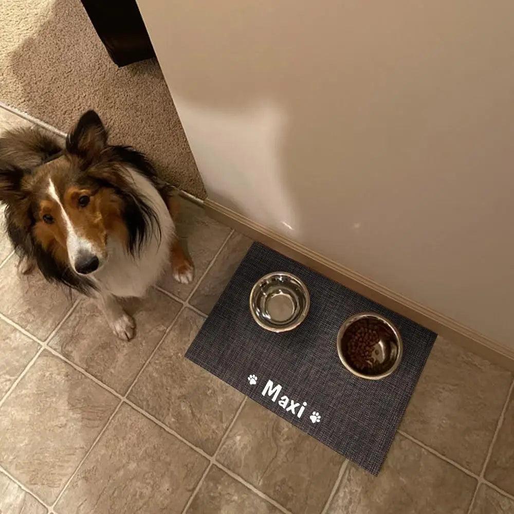 Durable Waterproof Pet Feeding Mat Water Cushion  Personalized Pet Mat