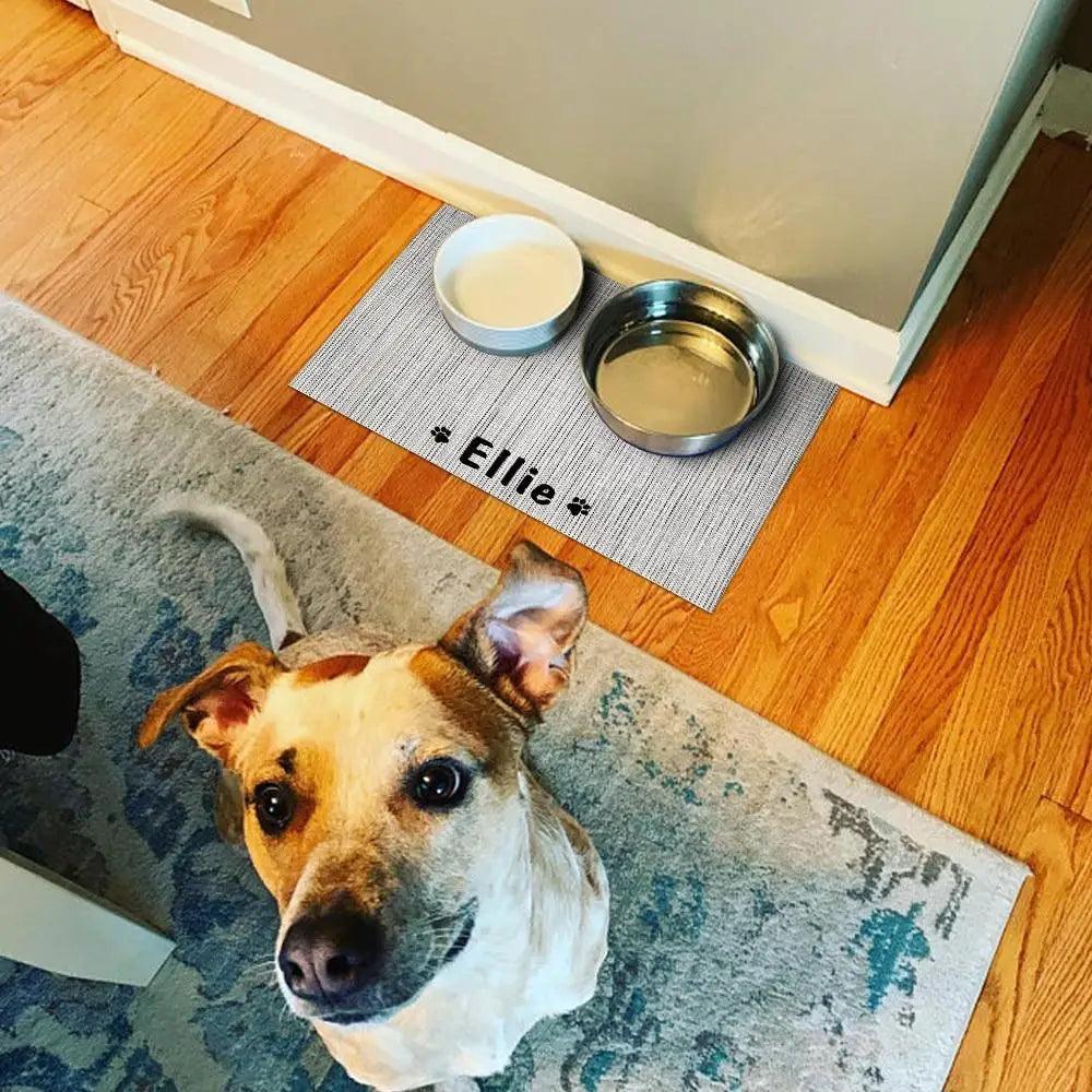 Durable Waterproof Pet Feeding Mat Water Cushion  Personalized Pet Mat