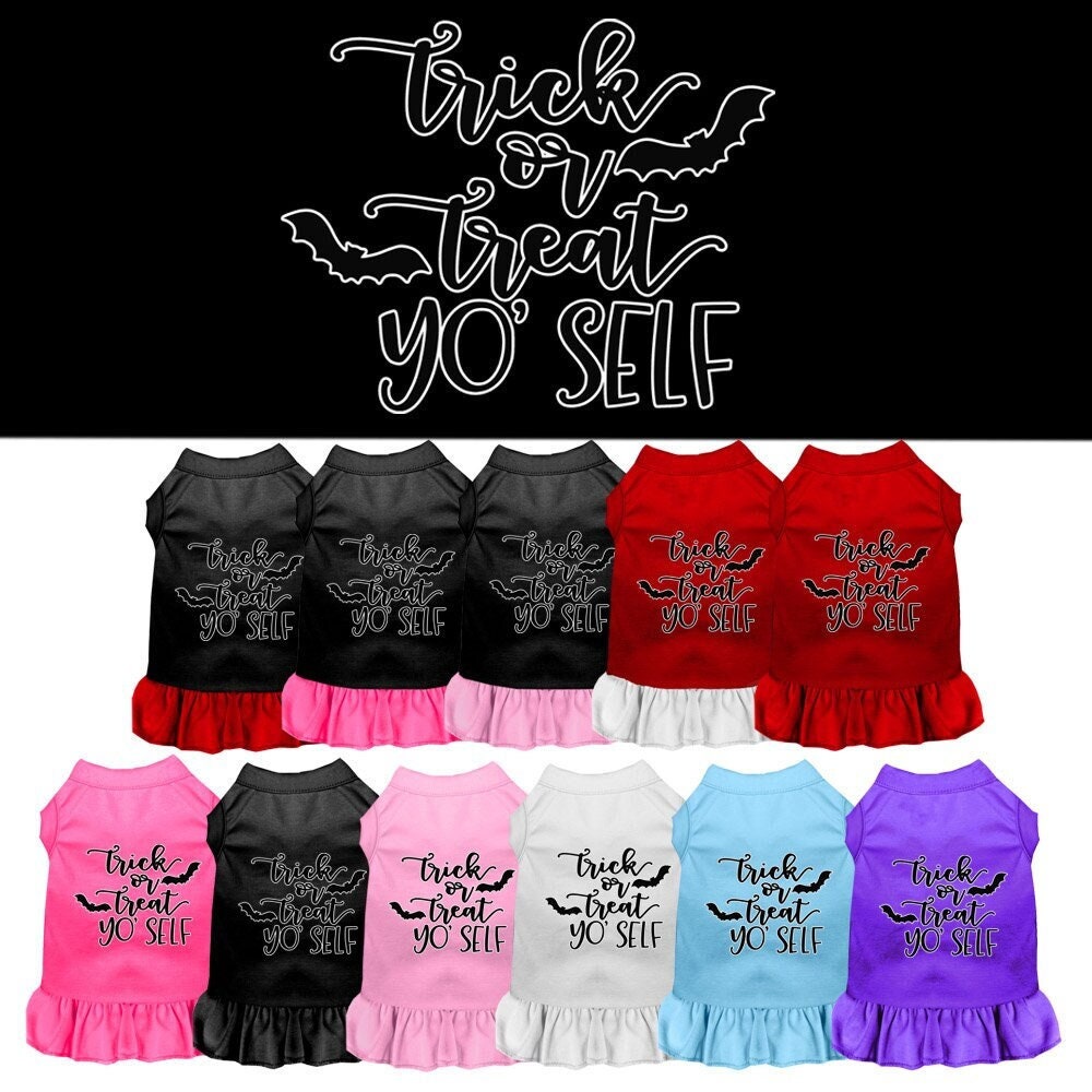 Halloween Pet Dress "Trick Or Treat Yo' Self"