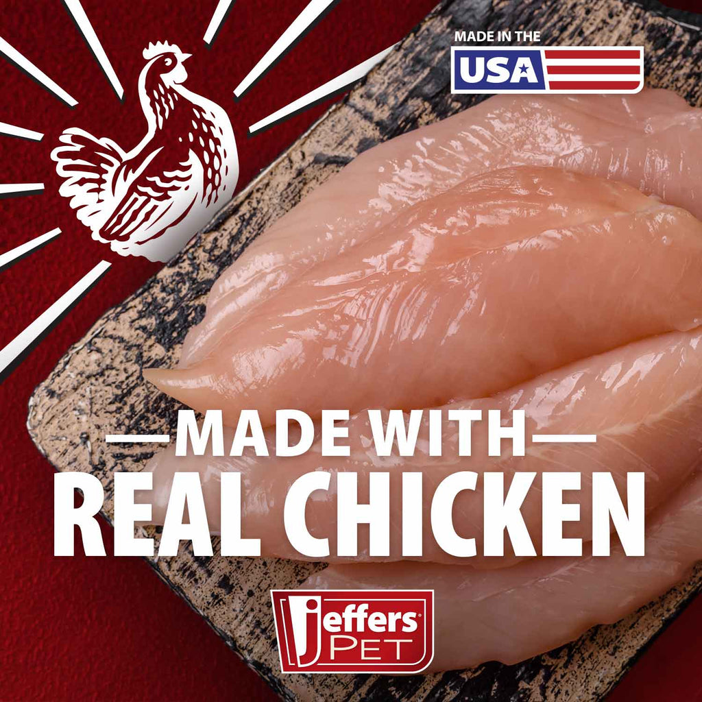 Jeffers Chicken Jerky Healthy Dog Treats, 24 oz - Made in USA