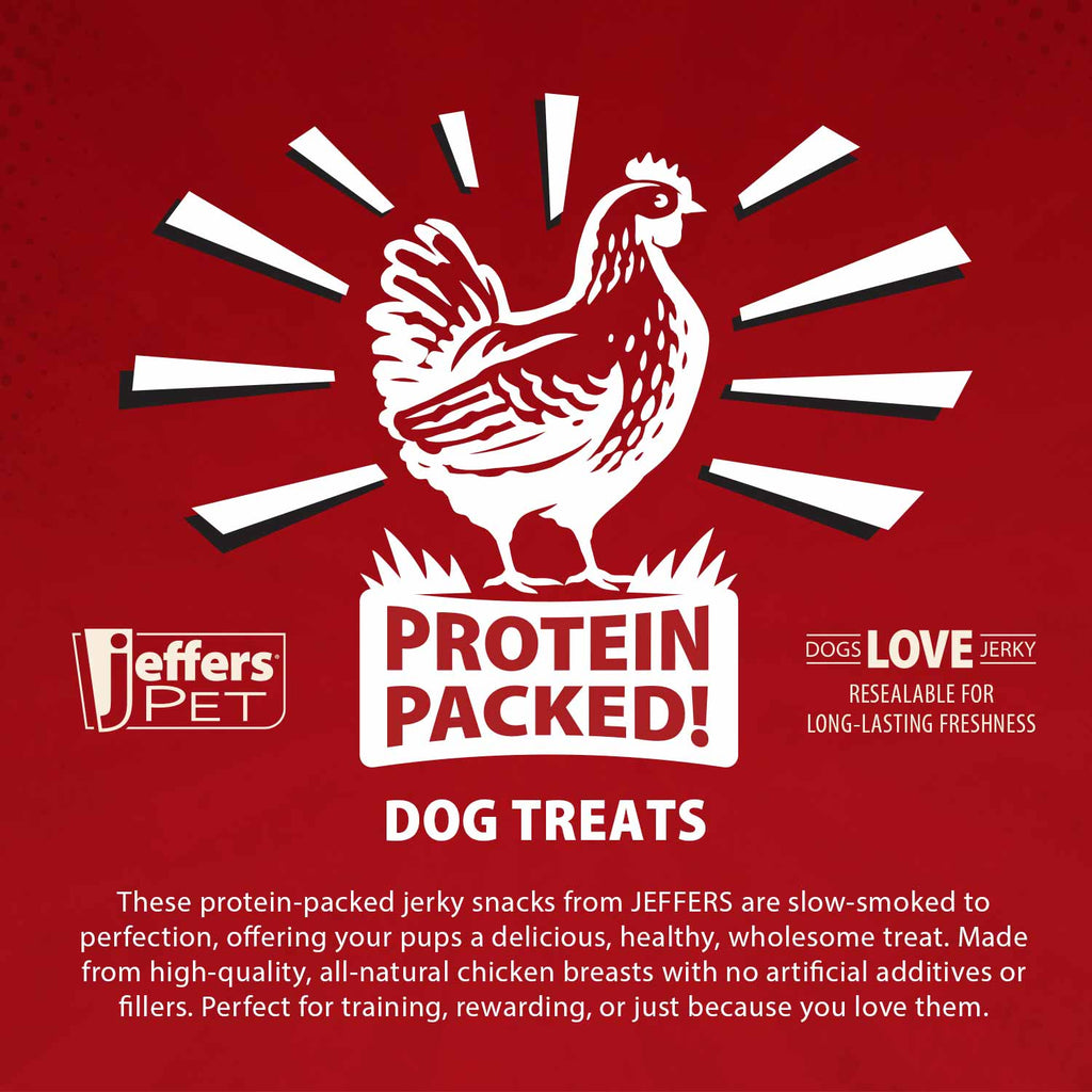 Jeffers Chicken Jerky Healthy Dog Treats, 24 oz - Made in USA