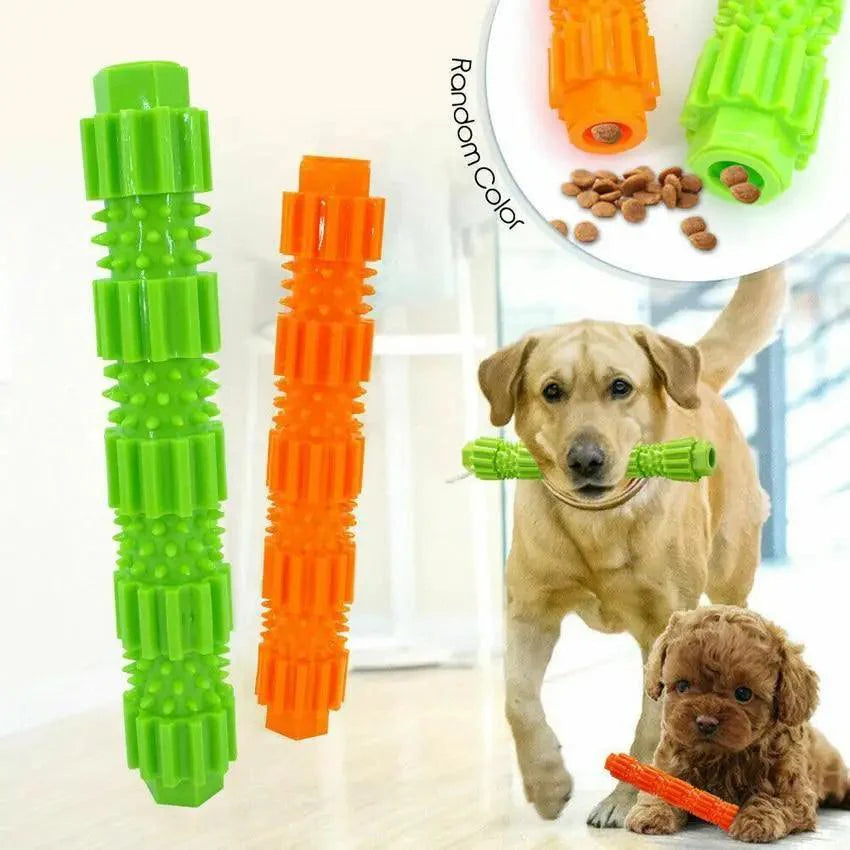 Pet Dog Chew Toy For Aggressive Chewers Treat Dispensing Rubber Teeth Cleaning Toy