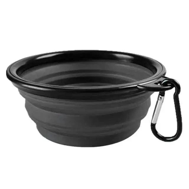 Universal Colorful Collapsible Silicone Dog Food Water Bowl