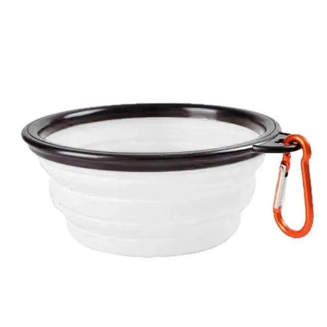 Universal Colorful Collapsible Silicone Dog Food Water Bowl